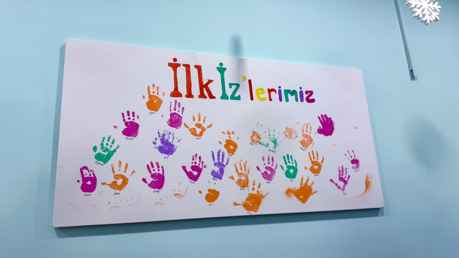 İlk İzlerimiz el baskısı çalışması